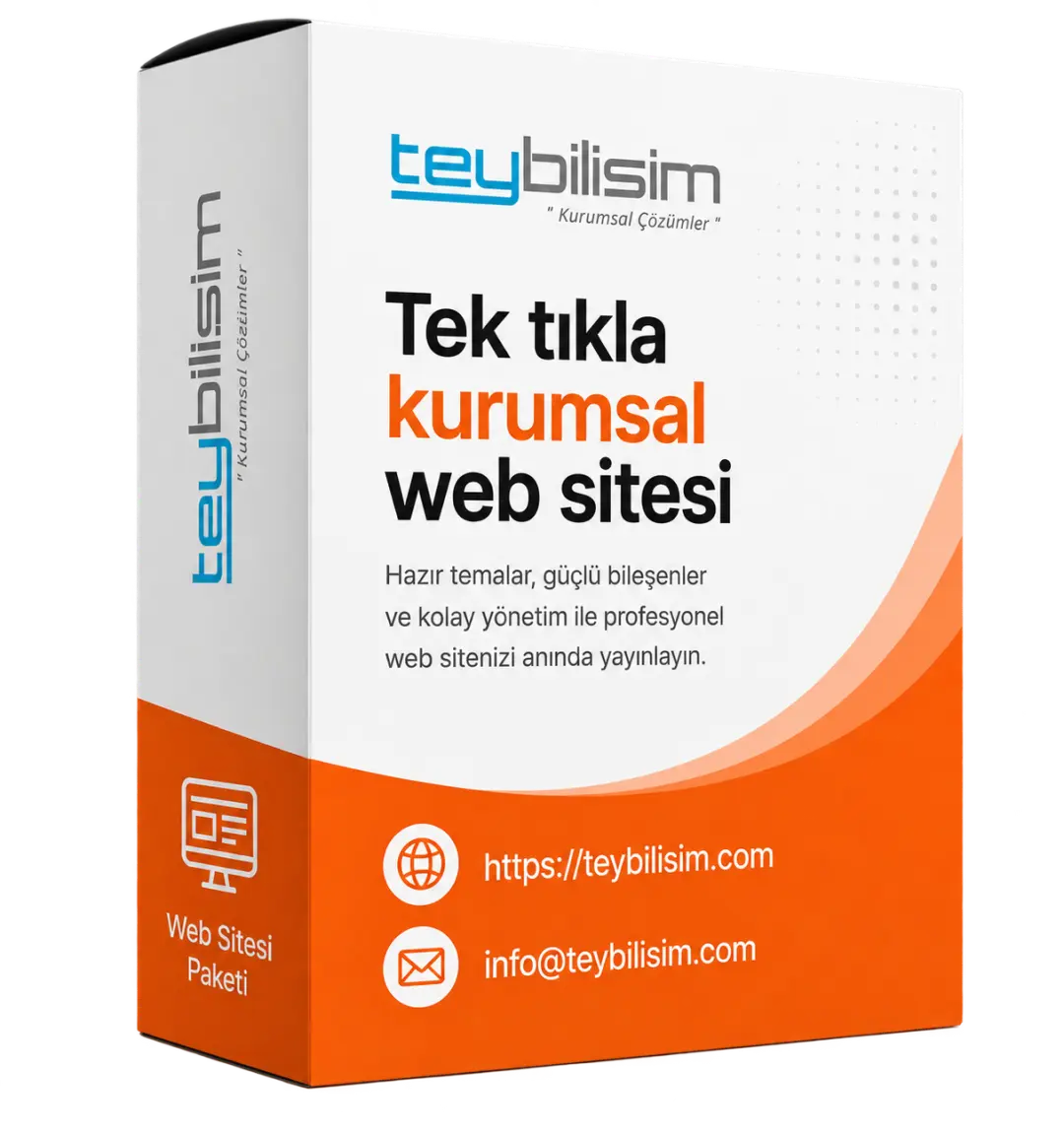 Kurumsal Profesyonel Web Sitesi Paketi